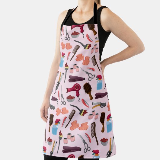 kapperseenheid KIT naadloos patroon Schort (Insitu)