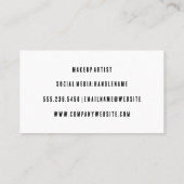 Kappersgereedschap Visitekaartje (Achterkant)