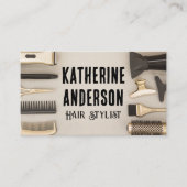 Kappersgereedschap Visitekaartje (Voorkant)