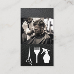 kappershaar   Haren knipgereedschap Visitekaartje