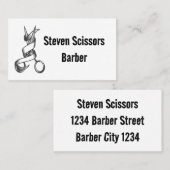 kappershaar visitekaartje (Voorkant / Achterkant)