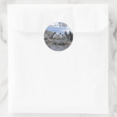kapperskwartet ronde sticker (Tas)