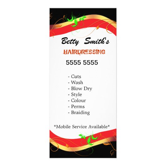 Kappersrek Kaart (Voorkant)