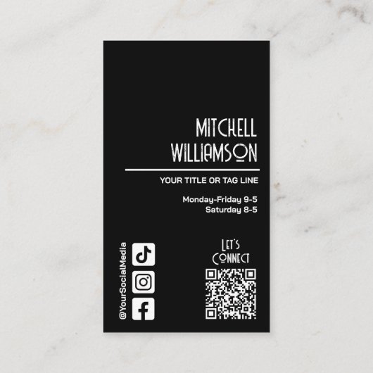 kapperssalon visitekaartje (Achterkant)