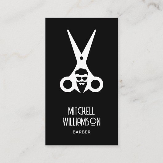 kapperssalon visitekaartje (Voorkant)