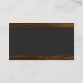 kappersschaar | kapstok | houtversiering visitekaartje (Achterkant)