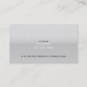 Kappersschaar Visitekaartje (Achterkant)