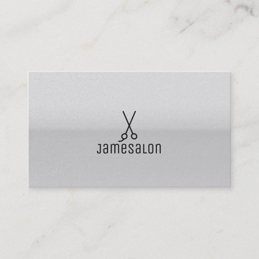 Kappersschaar Visitekaartje (Voorkant)