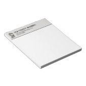  kappersschedel Logo  Notitieblok (Schuin)