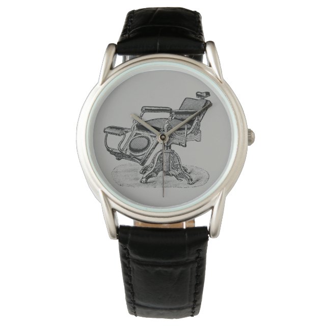  kappersstoel horloge (Voorkant)