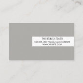 Kappersstoel Kam Schaar Visitekaartje (Achterkant)