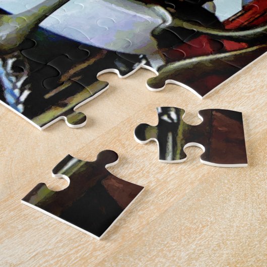 Kappersstoel Legpuzzel (Zijkant)