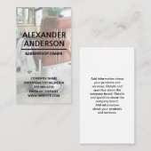 kappersstoel visitekaartje (Voorkant / Achterkant)