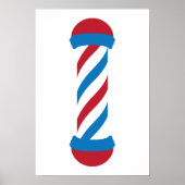 kappersstok poster (Voorkant)