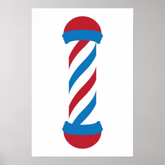 kappersstok poster (Voorkant)