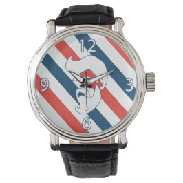 Kapperszaak Baardige Man Horloge