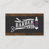 kapperszaak | Barber Pool en gereedschap Visitekaartje (Voorkant)