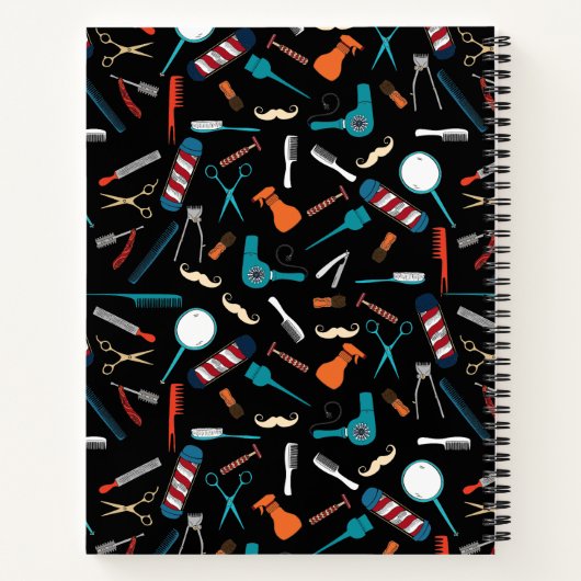 Kapperszaak Custom Notitieboek (Achterkant)