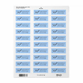 Kapperszaak Etiket (Full Sheet)