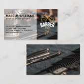 Kapperszaak Gereedschap | Werkstation Visitekaartje (Voorkant / Achterkant)