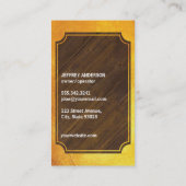 kapperszaak | Golden II Visitekaartje (Achterkant)