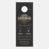  kapperszaak haar gesneden scheerhaar stylist deurhanger (Achterkant)