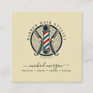  kapperszaak Haarstylist Barber Vierkante Visitekaartje