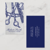 kapperszaak | Haarstylist Gereedschap Scharen Visitekaartje (Voorkant / Achterkant)