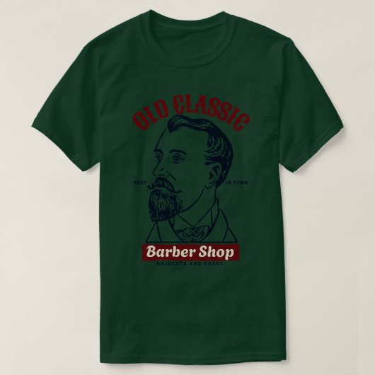 kapperszaak Haricuts en scheren T-shirt (Design voorkant)