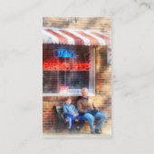 Kapperszaak in de buurt visitekaartje (Achterkant)