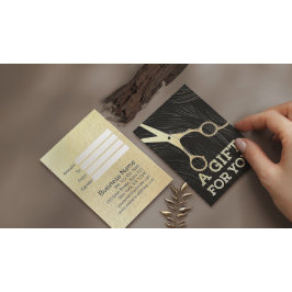 Kapperszaak Kapper Cadeaubon Schaar Kortingskaartje