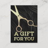 Kapperszaak Kapper Cadeaubon Schaar Kortingskaartje (Voorkant)