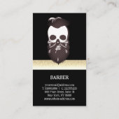 kapperszaak kapper, gouden kapperszaak visitekaartje (Achterkant)