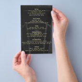 Kapperszaak Kapper Prijslijst Service Menu (Hand)