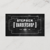  kapperszaak kapperszaak zwart visitekaartje (Voorkant)