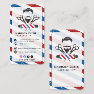 Kapperszaak Kapsalon Professionele Herensalon Visitekaartje