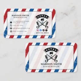 Kapperszaak Kapsalon Professionele Herensalon Visitekaartje