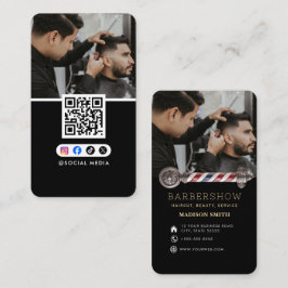 Kapperszaak Kapsalon Professionele Herensalon Visitekaartje