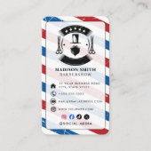 Kapperszaak Kapsalon Professionele Kapper Visitekaartje (Voorkant)