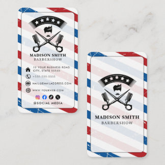 Kapperszaak Kapsalon Professionele Kapper Visitekaartje