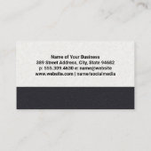 kapperszaak | leer visitekaartje (Achterkant)