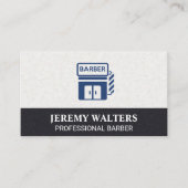 kapperszaak | leer visitekaartje (Voorkant)