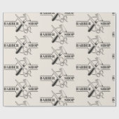 Kapperszaak leerlook cadeaupapier (Vlak)