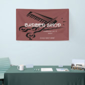 kapperszaak moderne knip schaar kapper  spandoek (Beurs)