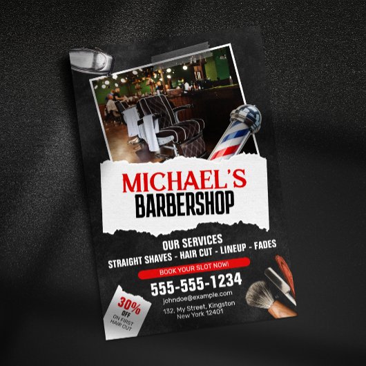 Kapperszaak Paal Kapsalon Scheerbeurt Flyer