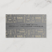 Kapperszaak Patroon Visitekaartje (Achterkant)