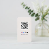 Kapperszaak Professioneel Haar Visitekaartje (Staand voorkant)