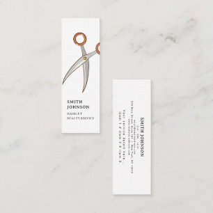 Kapperszaak professionele kapper kam modern mini visitekaartje