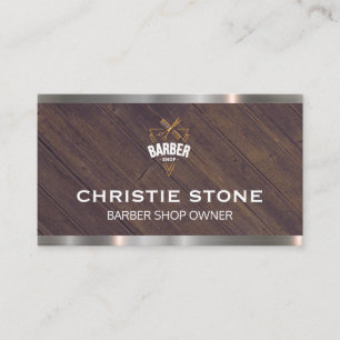 kapperszaak   Schaar   Houtmetaalafwerking Visitekaartje