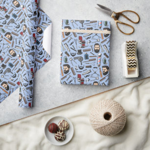 Kapperszaak Scheer Man Kapsel Kapper Paal Cadeau Cadeaupapier